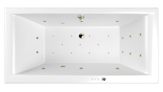 Гидромассажная ванна Whitecross Savia Duo 0103.170080.100.ULTRA.BR 170x80см Ultra бронза